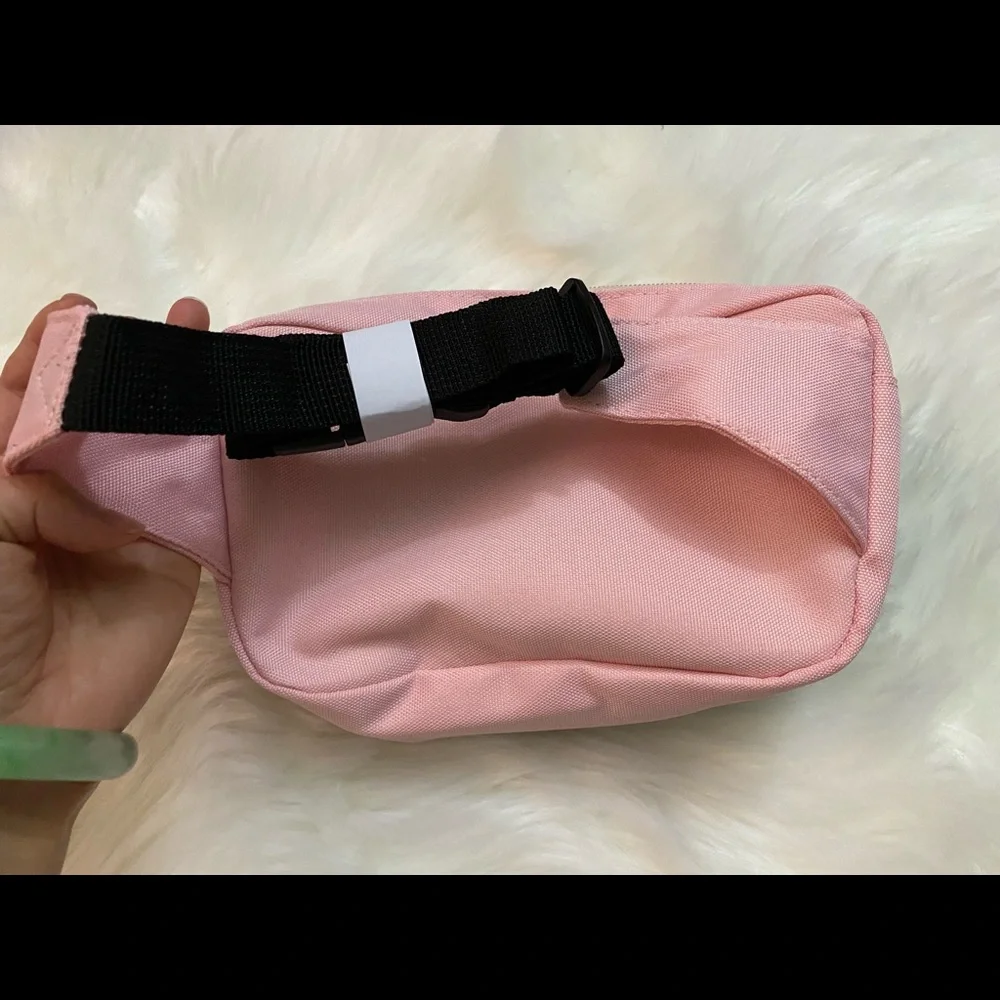 Pink and Teal Two-Tone Women's Pouch Bag